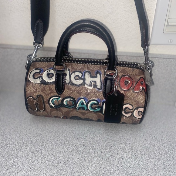 Coach Signature Coach × Mint + Serf Lacey Barrel Multi Colored Crossbody Bag NWT - Picture 10 of 14